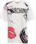 Order MOSCHINO 臉部圖案寬鬆男女白色T恤 3XA0778-9140-3002