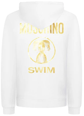 Moschino FW20 Golden Flamingo Cotton Hoodie Jacket White 3-A1702-2308-0001 Buy Moschino FW20 Golden Flamingo Cotton Hoodie Jacket White 3-A1702-2308-0001