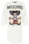 Order MOSCHINO FW21 白色泰迪熊刺绣标志印花长袖连衣裙 04545-540V-3001