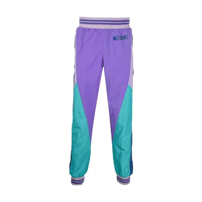MOSCHINO FW22 Multicolor Logo Print Jogger Pants. A0319-5215-2278