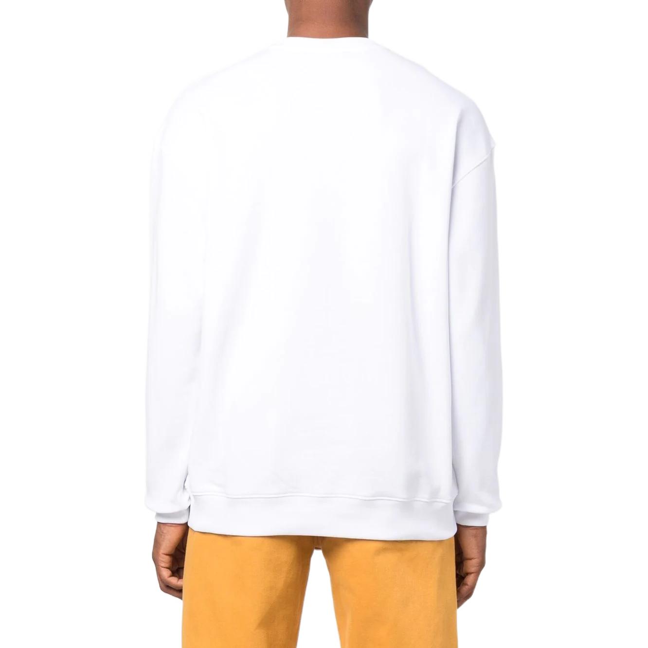 MOSCHINO FW22 Alphabet Print Crewneck Long Sleeve Sweatshirt Unisex White. B1799-6028-1001 圖 4