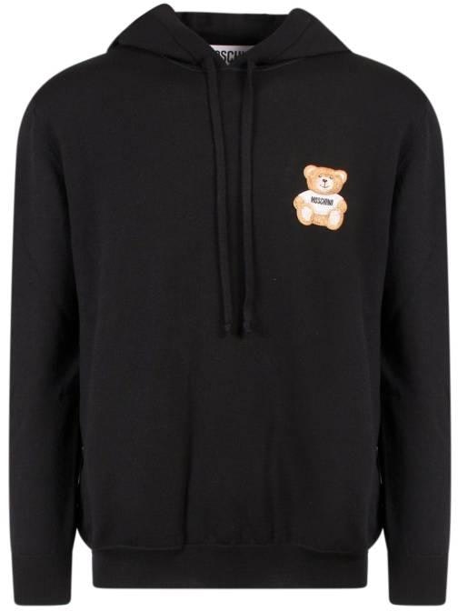 moschino-fw-22-bear-print-pullover-hoodie-black-mens-a0914-7000-0555