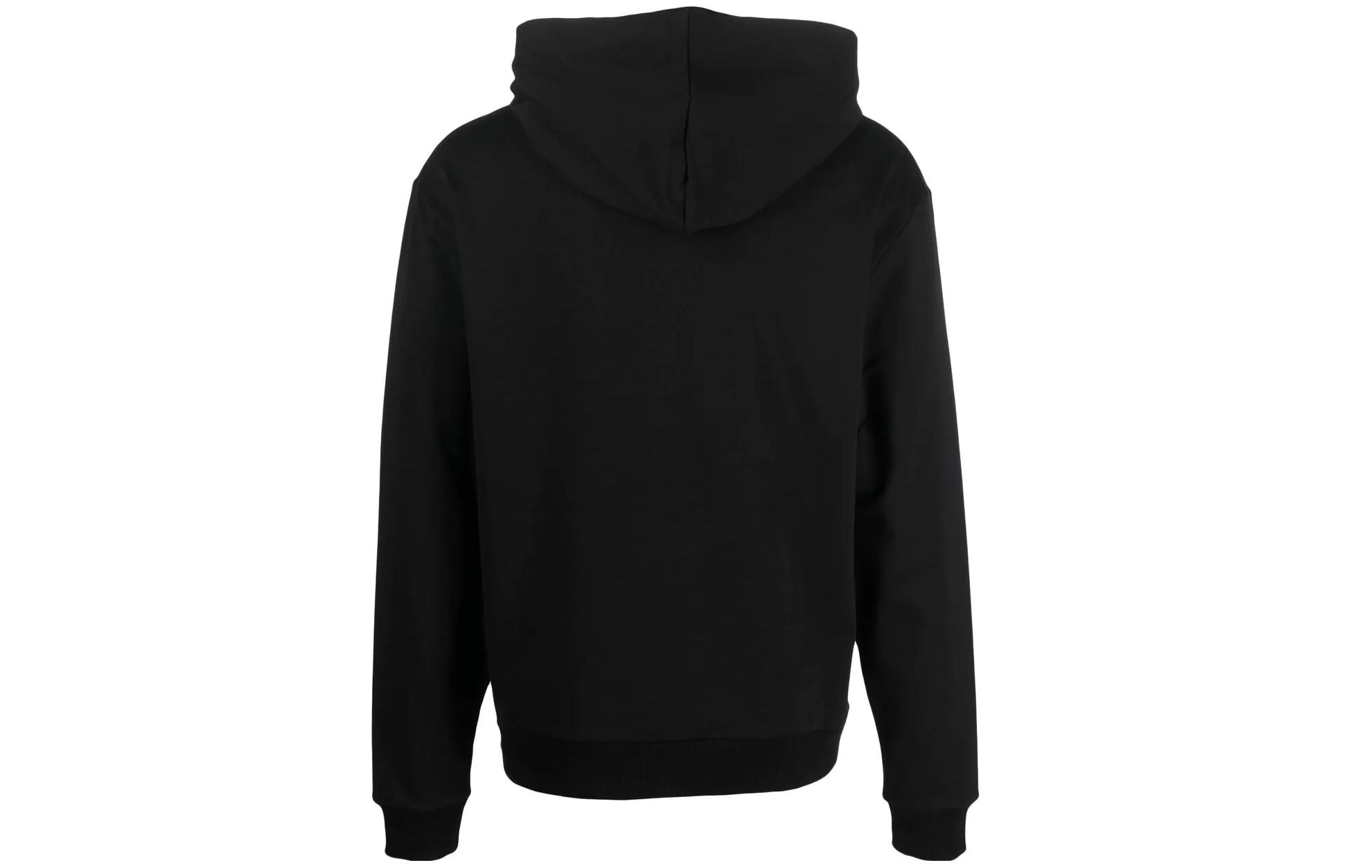 Lookbook Moschino FW22 Black Iconic Teddy Bear Print Pullover Hoodie A1709-8104-0555