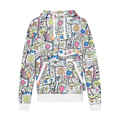 Moschino FW22 Cartoon Abstract Print Hoodie Multicolor A1702-2804-1001