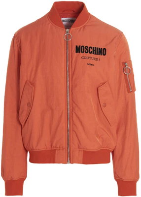 モスキーノ FW22 カラーブロック ロゴプリント 長袖ジャケット オレンジ A0640-5215-1041 Buy モスキーノ FW22 カラーブロック ロゴプリント 長袖ジャケット オレンジ A0640-5215-1041