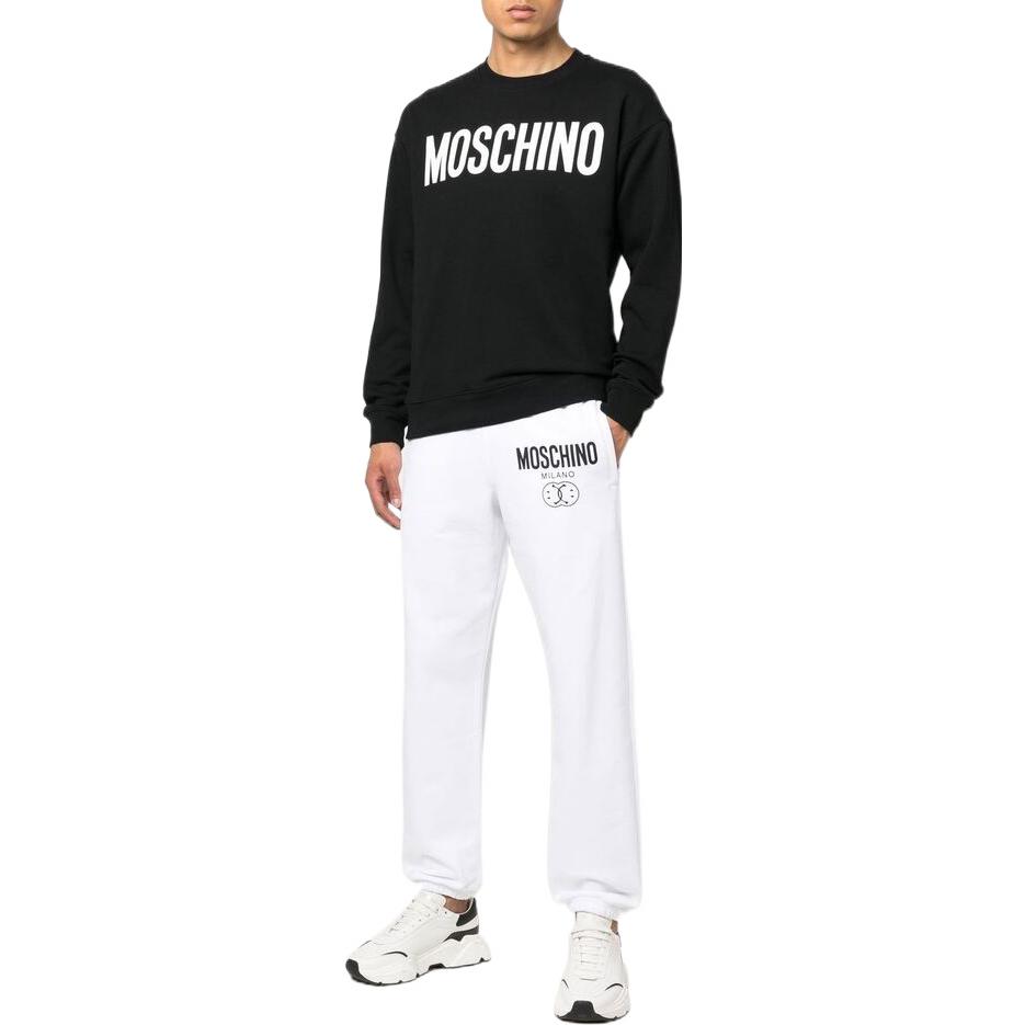 Moschino FW22 Large Logo Print Crewneck Sweatshirt Black A1701-7028-1555 圖 3