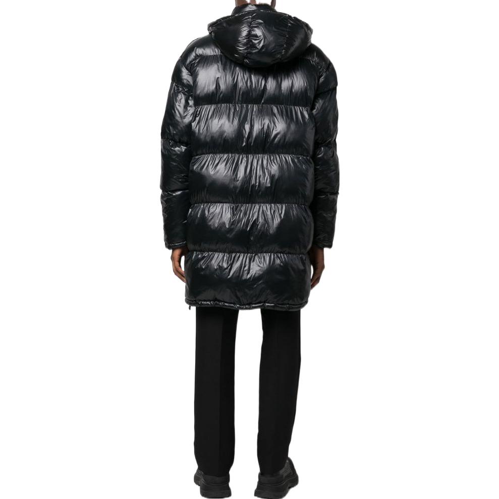 Moschino FW22 Logo Print Puffer Hooded Jacket Black Jacket A0644-7017-1555 圖 5