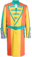 MOSCHINO FW22 Orange-Yellow Colorblock Single-Breasted Jacket A0617-5213-1888 MOSCHINO FW22 Orange-Yellow Colorblock Single-Breasted Jacket A0617-5213-1888