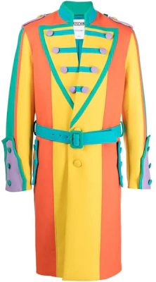 モスキーノ FW22 オレンジイエロー カラーブロック シングルブレストジャケット A0617-5213-1888 Buy モスキーノ FW22 オレンジイエロー カラーブロック シングルブレストジャケット A0617-5213-1888