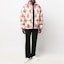 Lookbook Jaket Katun Leher Tinggi Pola MOSCHINO FW22 Pink Fashion V0604-7050-1187