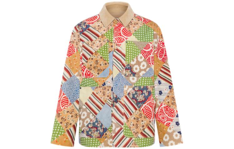 MOSCHINO FW22 Polka Dot Contrast Single-Breasted Jacket Multicolor AEF222ZRJ06217058