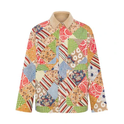 MOSCHINO FW22 Polka Dot Contrast Single-Breasted Jacket Multicolor AEF222ZRJ06217058