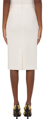 MOSCHINO FW22純白中長直裙. AEF222D-J01015418 Shop MOSCHINO FW22純白中長直裙. AEF222D-J01015418