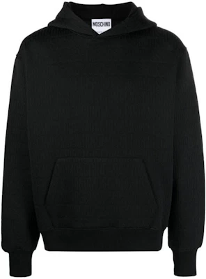 MOSCHINO FW23 Baju Hoodie Logo Hitam Lengan Panjang 7629A-1704-0555 Buy MOSCHINO FW23 Baju Hoodie Logo Hitam Lengan Panjang 7629A-1704-0555