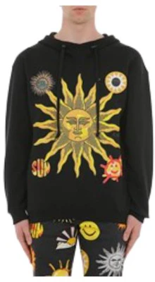 MOSCHINO Graphic Print Pullover Hoodie Black Comfortable Design A1721-2028-1555 Buy MOSCHINO Graphic Print Pullover Hoodie Black Comfortable Design A1721-2028-1555