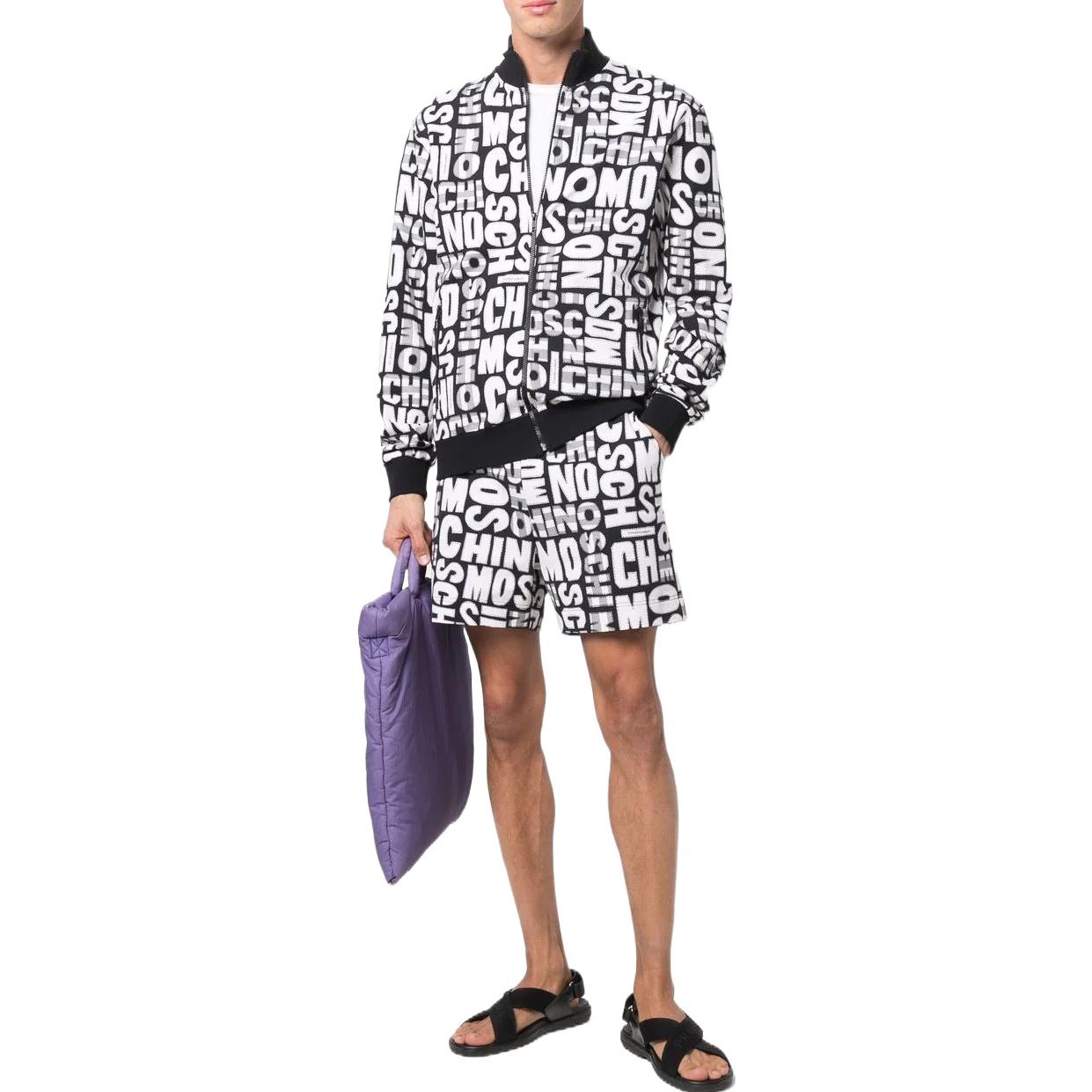 Lookbook Moschino Graphic Print Zip-Up Track Jacket A1711-8114-1555