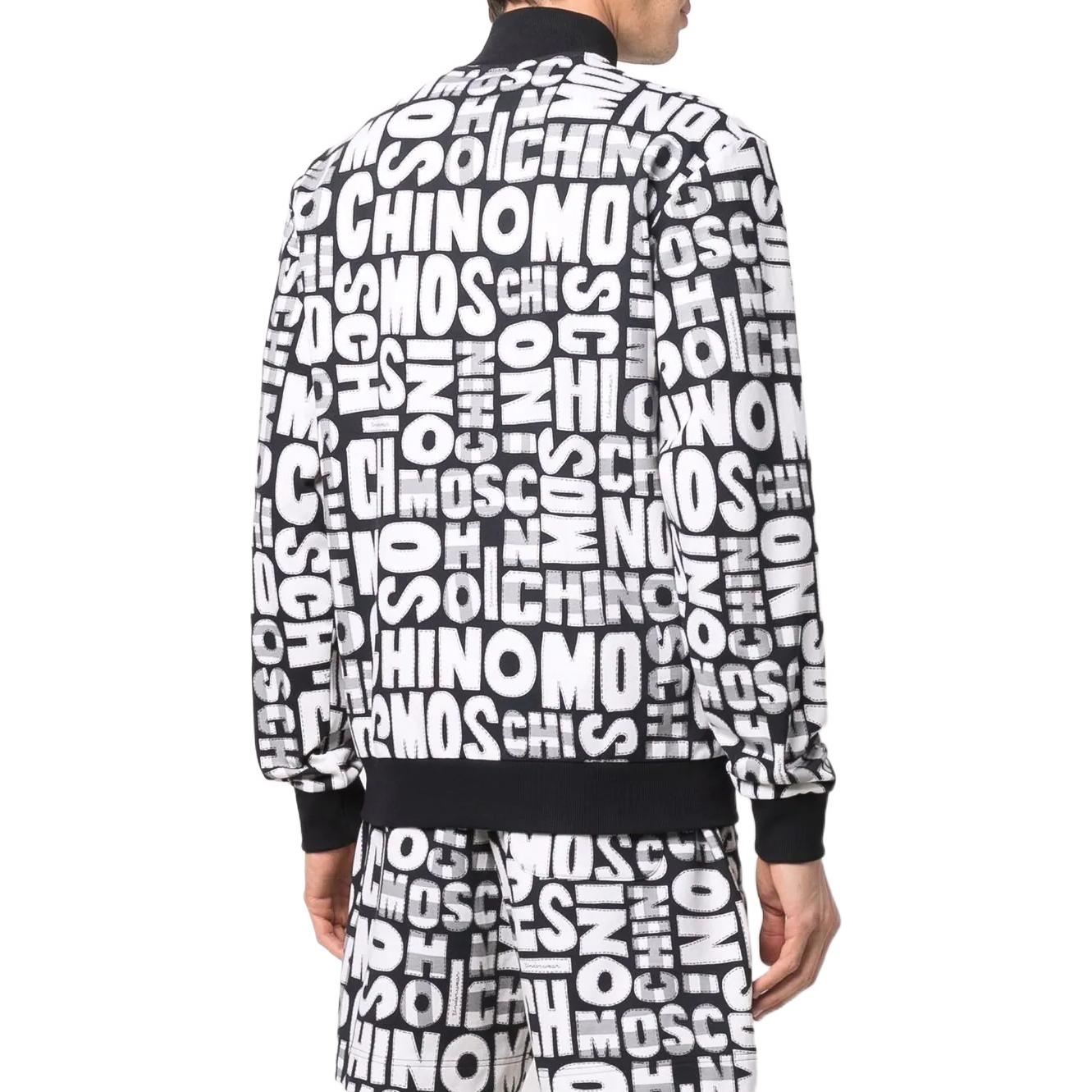 Purchase Moschino Graphic Print Zip-Up Track Jacket A1711-8114-1555