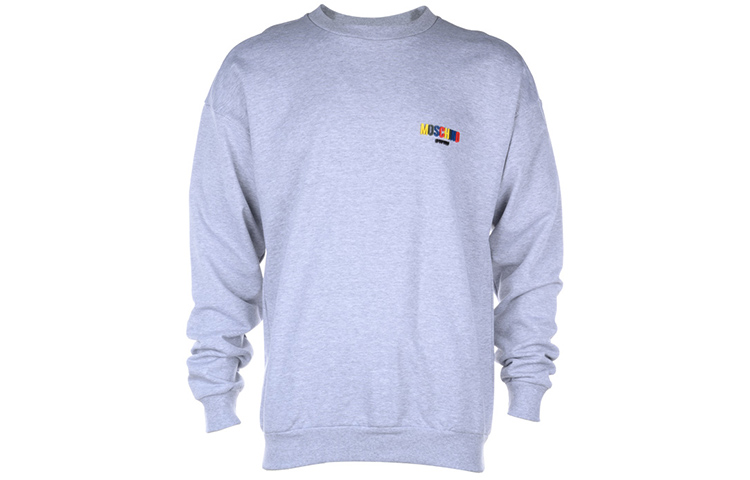 MOSCHINO Grey Crewneck Pullover Sweatshirt A1704-2811-0489