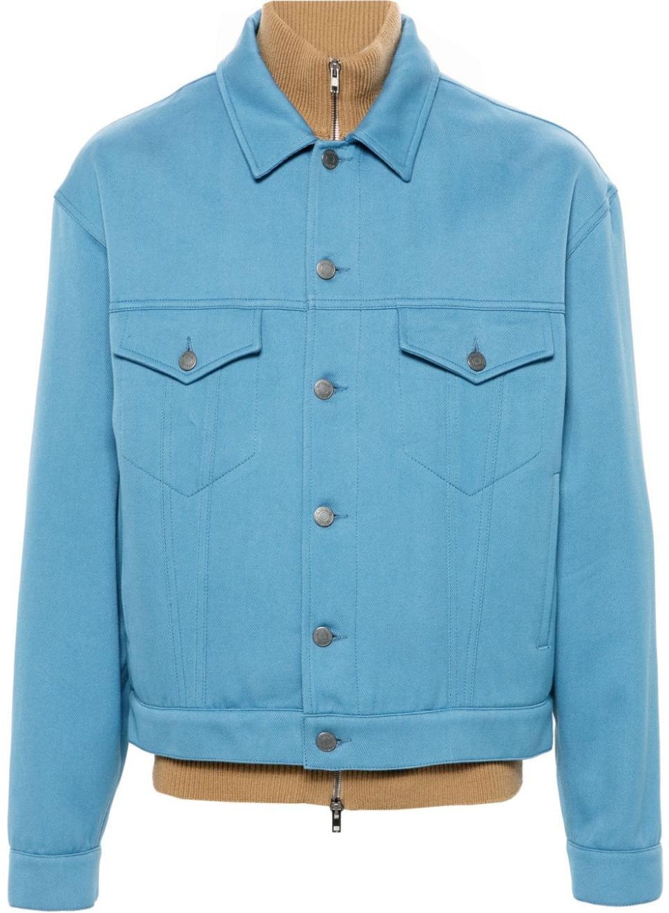 moschino-layered-design-ribbed-high-neck-drop-shoulder-jacket-sky-blue-men-s-a06217013-blue
