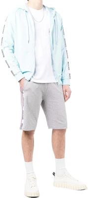 Moschino 男士藍色LOGO刺繡拉鍊連帽外套 A1707-8102-0332 Lookbook Moschino 男士藍色LOGO刺繡拉鍊連帽外套 A1707-8102-0332