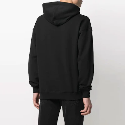 Moschino 男款黑色連帽上衣 長袖 ロゴ印花 A1729-2027-1555 Purchase Moschino 男款黑色連帽上衣 長袖 ロゴ印花 A1729-2027-1555