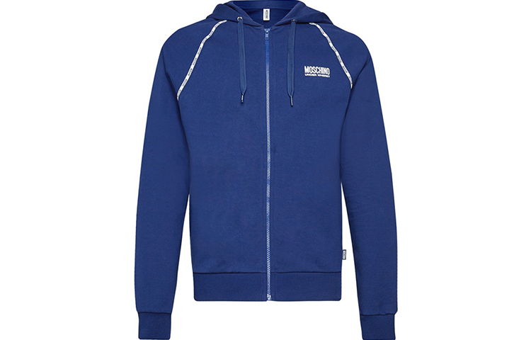 MOSCHINO Logo Zip-Up Hoodie Jacket A1713-8111-0290