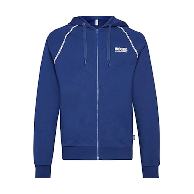 MOSCHINO Logo Zip-Up Hoodie Jacket A1713-8111-0290
