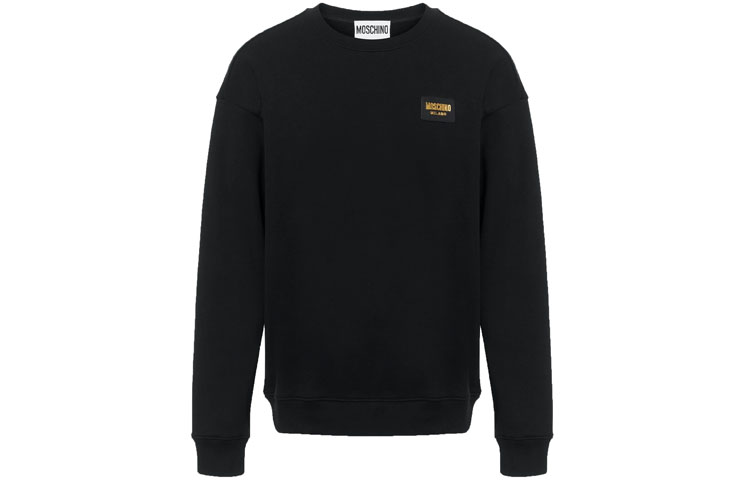 MOSCHINO Minimalist Crewneck Sweatshirt Black () A1704-2028-0555
