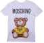 Buy 모스키노 핑크 베어 루즈핏 유니섹스 화이트 티셔츠 0706-0440-4001