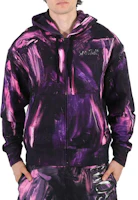 MOSCHINO Purple Graphic Print Zip-Up Hoodie A1711-5227-4270 MOSCHINO Purple Graphic Print Zip-Up Hoodie A1711-5227-4270