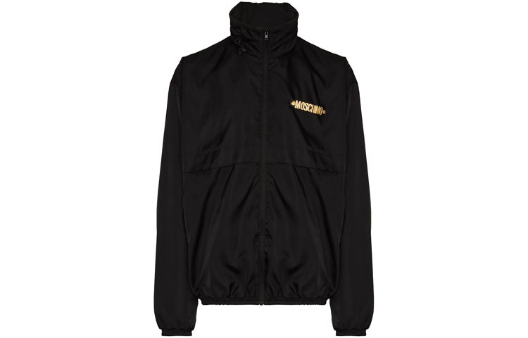MOSCHINO Solid Logo Lightweight Jacket - Black J0627-5215-555