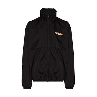 MOSCHINO Solid Logo Lightweight Jacket - Black J0627-5215-555