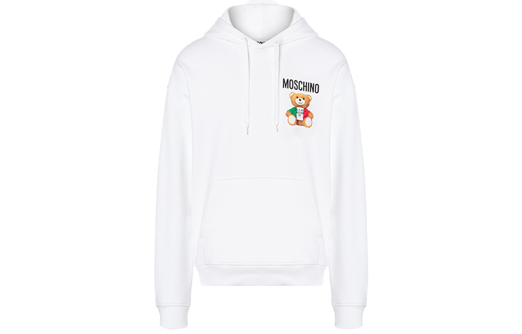 MOSCHINO SS21 Cartoon Hoodie White V1734-2027-1001