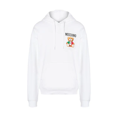 MOSCHINO SS21 Cartoon Hoodie White V1734-2027-1001