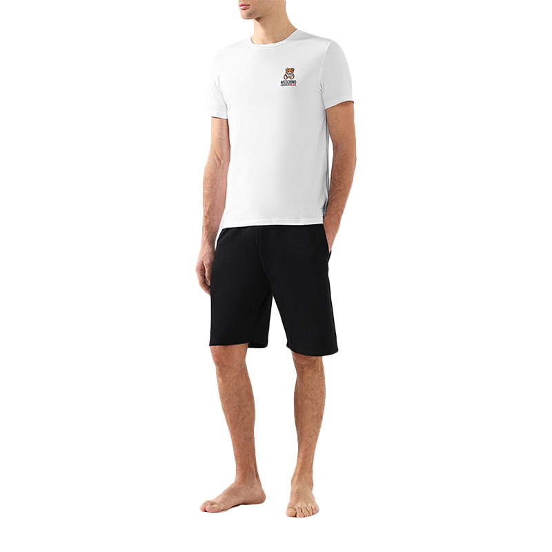 MOSCHINO SS21 Teddy Bear Logo Crew Neck T-Shirt White  Tee 1905-8102-0001 圖 3