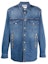 Buy Chaqueta Denim Azul MOSCHINO SS22 con Bolsillo Frontal Simple. J0219-5222-0295