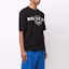 Shop MOSCHINO SS22 Logo Print Short Sleeve T-Shirt Black J0707-2044-1555
