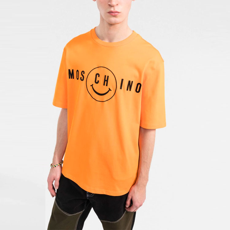 MOSCHINO SS22  Logo Printed Orange Short-Sleeve T-Shirt J0707-2044-1063 圖 5