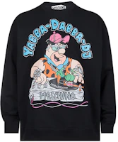 Moschino SS22 Black Cartoon Letter Print Loose Fit Sweatshirt B1799-6028-1555 Moschino SS22 Black Cartoon Letter Print Loose Fit Sweatshirt B1799-6028-1555