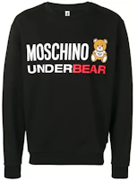 Moschino SS22 Black Cotton Teddy Bear Animal Print Sweatshirt A1713-8129-555 Moschino SS22 Black Cotton Teddy Bear Animal Print Sweatshirt A1713-8129-555