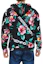 Shop Moschino SS22 Black Floral Print Long Sleeve Hoodie 1712-2027-1555