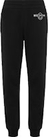 MOSCHINO SS22 Smiley Embroidered Jogger Sweatpants Black J0356-2028-1555 MOSCHINO SS22 Smiley Embroidered Jogger Sweatpants Black J0356-2028-1555