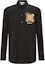 Buy MOSCHINO SS22 男士太陽印花黑色長袖襯衫 J0212-2035-1555
