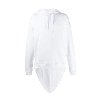 Moschino SS22 White Asymmetric Cartoon Print Hoodie Casual Long Sleeve J0713-0240-1001