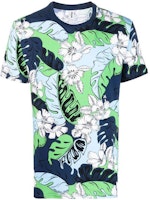 MOSCHINO SS23 Floral Print Cotton Short Sleeve T-Shirt Multicolor A0701-9413-1305 MOSCHINO SS23 Floral Print Cotton Short Sleeve T-Shirt Multicolor A0701-9413-1305