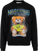 Order MOSCHINO 2023春夏 黑色小熊Logo印花套頭衫 V1732-0228-1555