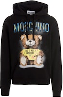 MOSCHINO SS23 Cartoon Print Black Pullover Sweatshirt Long Sleeve. V1733-0228-1555 MOSCHINO SS23 Cartoon Print Black Pullover Sweatshirt Long Sleeve. V1733-0228-1555