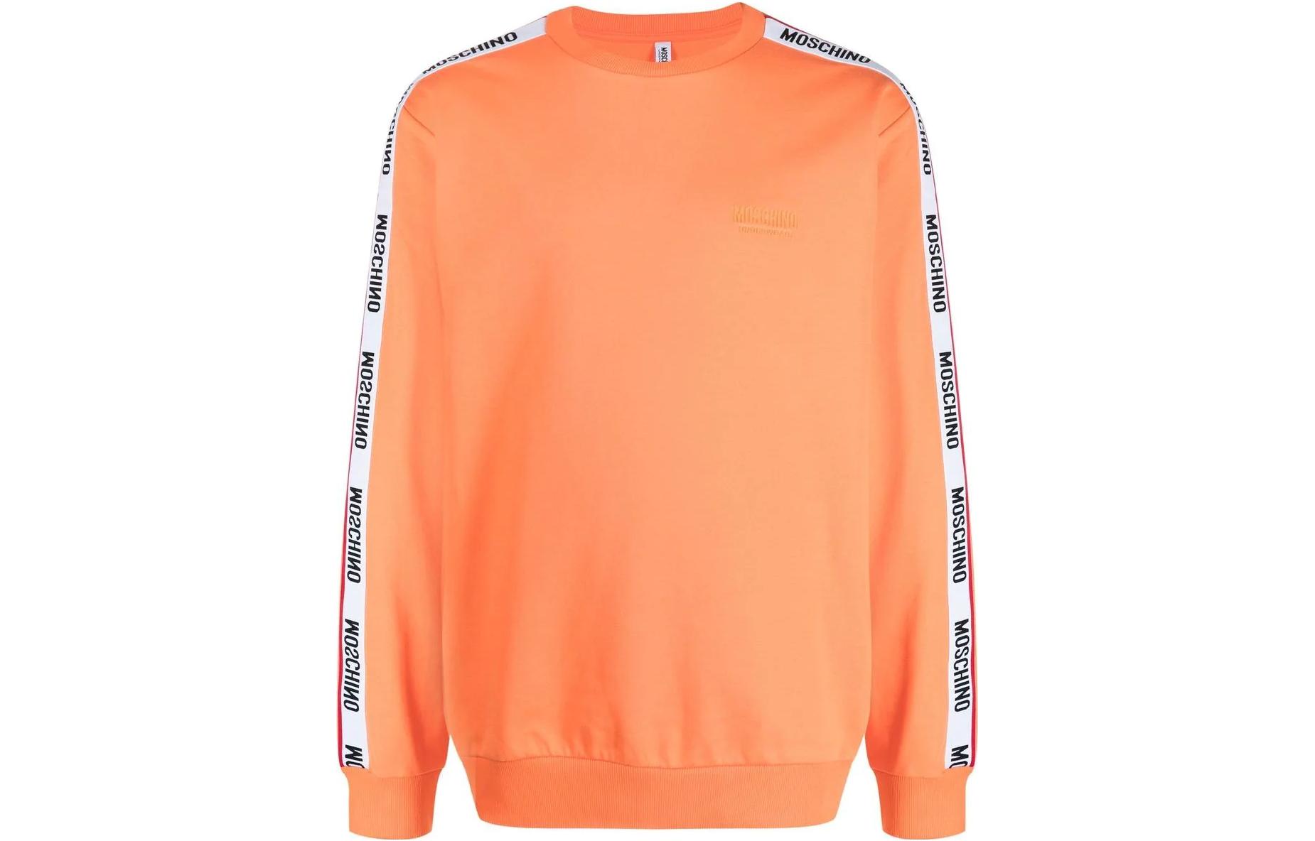 MOSCHINO SS23 Logo Crewneck Sweatshirt Orange - V1781-4409-0035