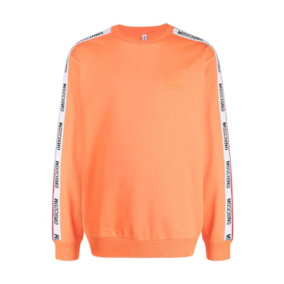 MOSCHINO SS23 Logo Crewneck Sweatshirt Orange - V1781-4409-0035