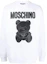 Order Moschino SS23 White Teddy Bear Print Crewneck Sweatshirt Long Sleeve V17137-0281-1001